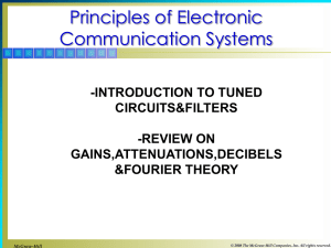 week2_Introduction to tuned circuits&filter
