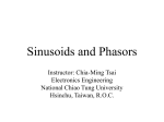 Sinusoids and Phasor..