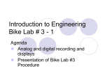 Bike Lab #3 - Gateway Engineering Education Coalition