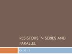 Resistors in Series and Parallel