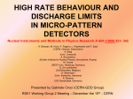 HIGH RATE BEHAVIOR AND DISCHARGE LIMITS IN MICRO