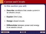 Current and Circuits - juan