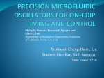 precision microfluidic oscillators for on