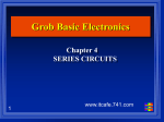 Grob Basic Electronics Chapter 4 SERIES CIRCUITS