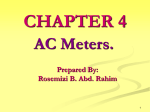 chapter 4 - ac meter