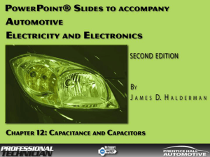 capacitor construction and operation