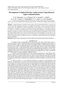 IOSR Journal of Electronics and Communication Engineering (IOSR-JECE)