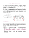 Section G9: Inverting Amplifier