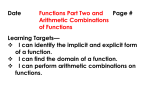 Arithmetic Combinations