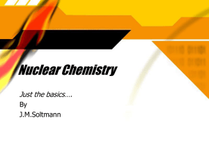 Nuclear Chemistry