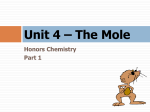 Moles - Teacher Notes