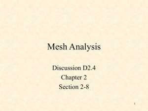 Mesh Analysis