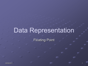Floating Point Presentation