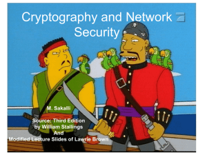 William Stallings, Cryptography and Network Security 3/e