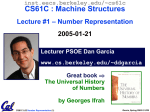 CS61C - Lecture 13