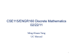 CS173: Discrete Math - University of California, Merced