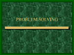 PROBLEM SOLVING