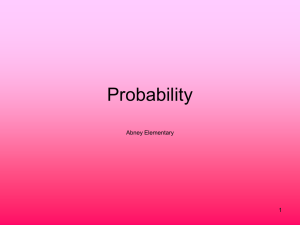 Probability - Vicki Martinez
