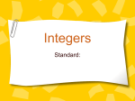 Integers