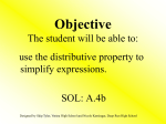 Distributive Property