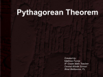 Pythagorean Theorem