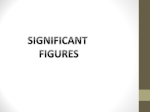 Rules For Significant Figures