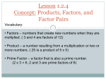 CPM Lesson 1.2.4