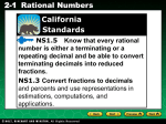 Ch 2-1 Rational Numbers - San Elijo Middle School
