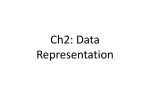 Ch2: Data Representation