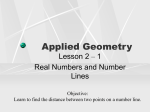 Applied Geometry