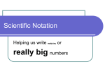 Scientific Notation Power Point