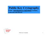 The RSA Public-Key Cryptosystem