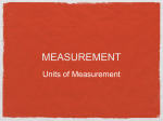 Measurement SI AandP