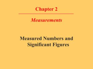 Chapter 1 Measurements - Belle Vernon Area School District