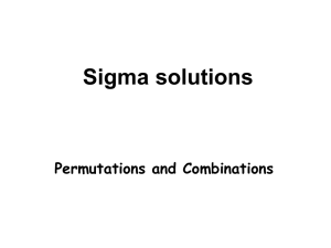 Sigma Ex. 8.04 solutions - perms & combos