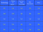 Technology Math