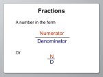 Fractions-short