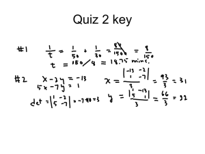 Lecture 5 The Euclidean Algorithm