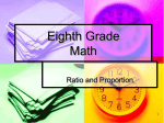 Ratio and Proportion