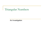 Standard Grade Mathematics Investigations