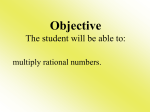 Multiply Rational Numbers