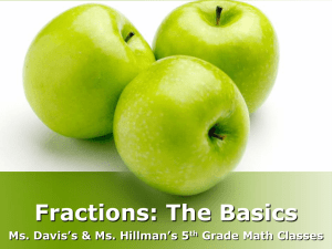 Fractions