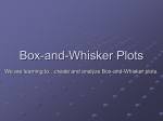 Box-and-Whisker Plots