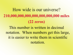 Scientific Notation - Field Local Schools