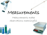 Measurements