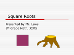 square root