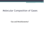 Molecular Composition of Gases