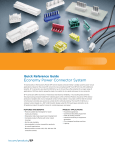 Economy Power Connector System Quick Reference Guide