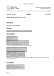 ticks Synopsis Syntax Description