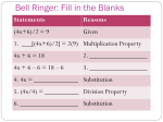 2_6 Algebraic Proof Day 2